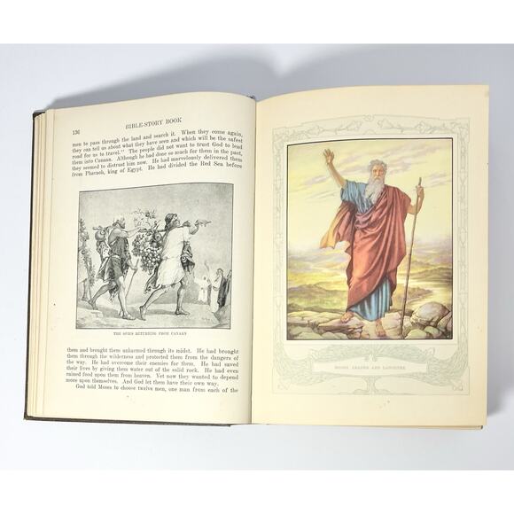 1934 Elise E. Egermeier “Bible Story Book” Hardcover Illustrated - Picture 13 of 13